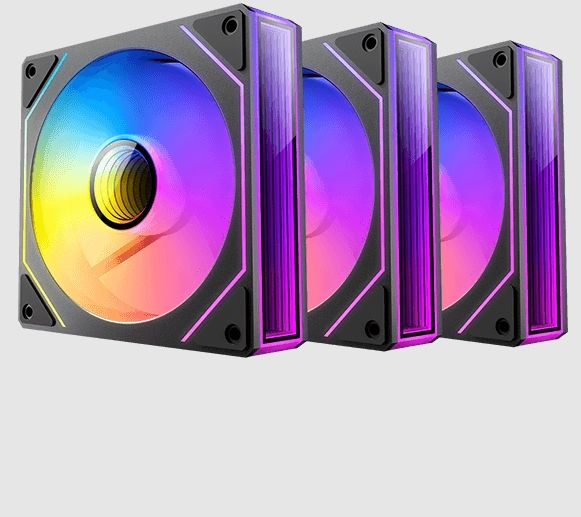 Antec VISON 120R ARGB PWM Black (3-Pack)