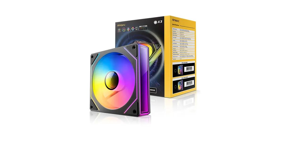 Antec VISON 120R ARGB PWM Black (3-Pack)