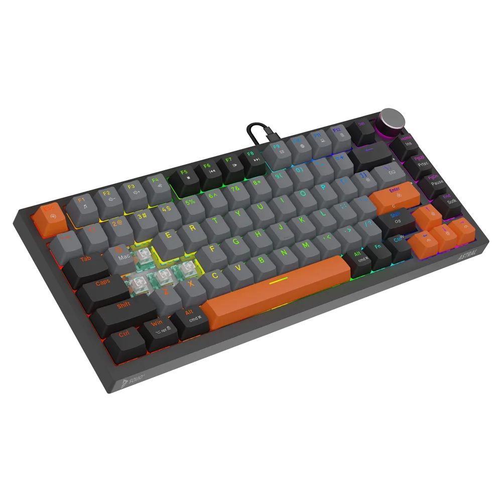 Savio Astral OUTEMU Jade 3-color Gaming Keyboard Black US
