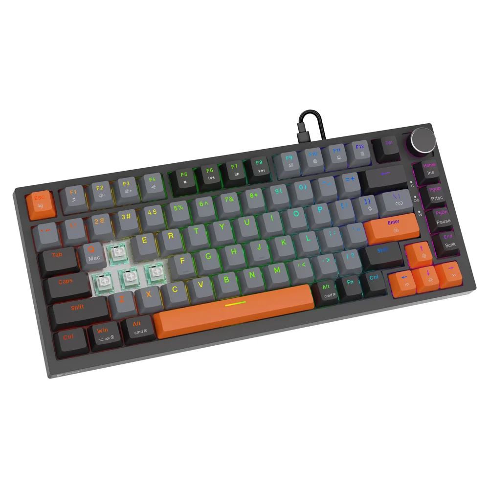 Savio Astral OUTEMU Jade 3-color Gaming Keyboard Black US