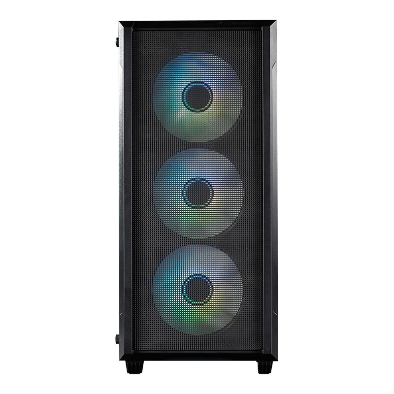 Keep Out XC-200 MESH RGB Tempered Glass Black