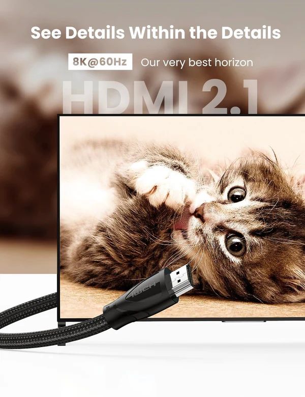 UGREEN HDMI 8K video cable 1m Black