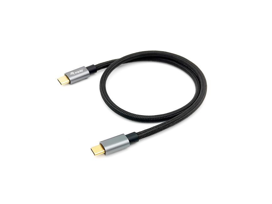EQuip USB-C 3.2 Gen2 to USB-C 100W cable 0,5m Black