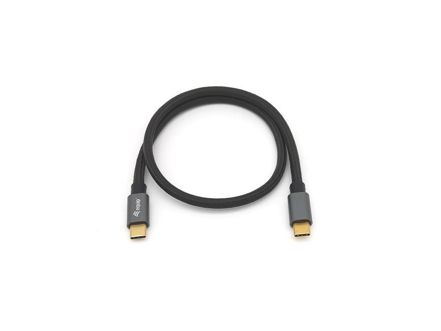 EQuip USB-C 3.2 Gen2 to USB-C 100W cable 0,5m Black