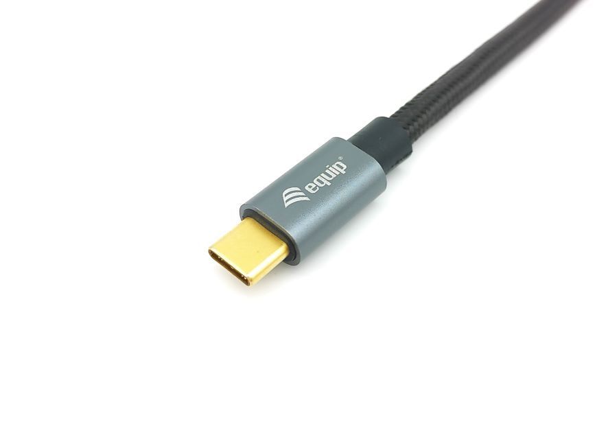 EQuip USB-C 3.2 Gen2 to USB-C 100W cable 0,5m Black