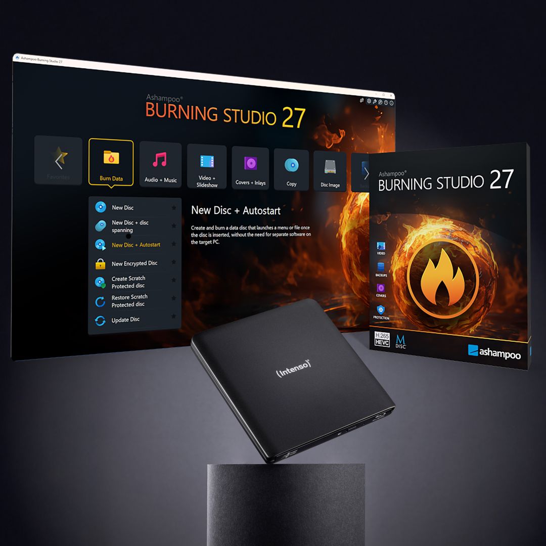 Intenso EOD 500BD Slim Blu-ray-Writer Black BOX