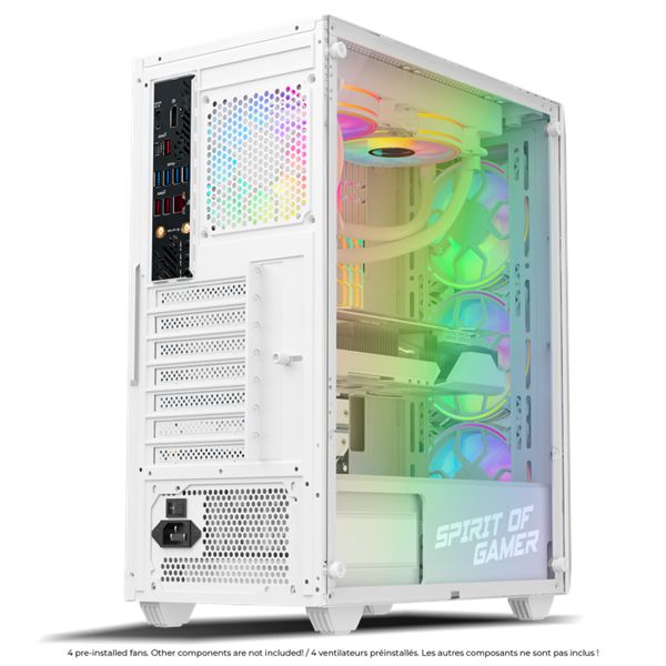 Spirit Of Gamer Rebel NX Tempered Glass White