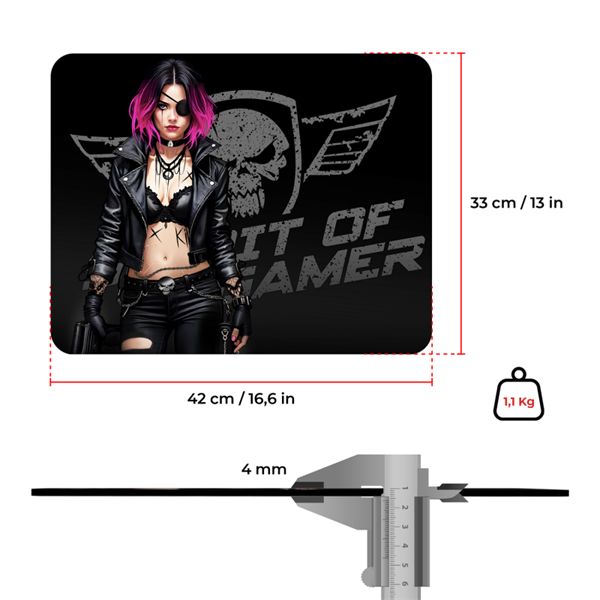 Spirit Of Gamer Phantom Egérpad Black