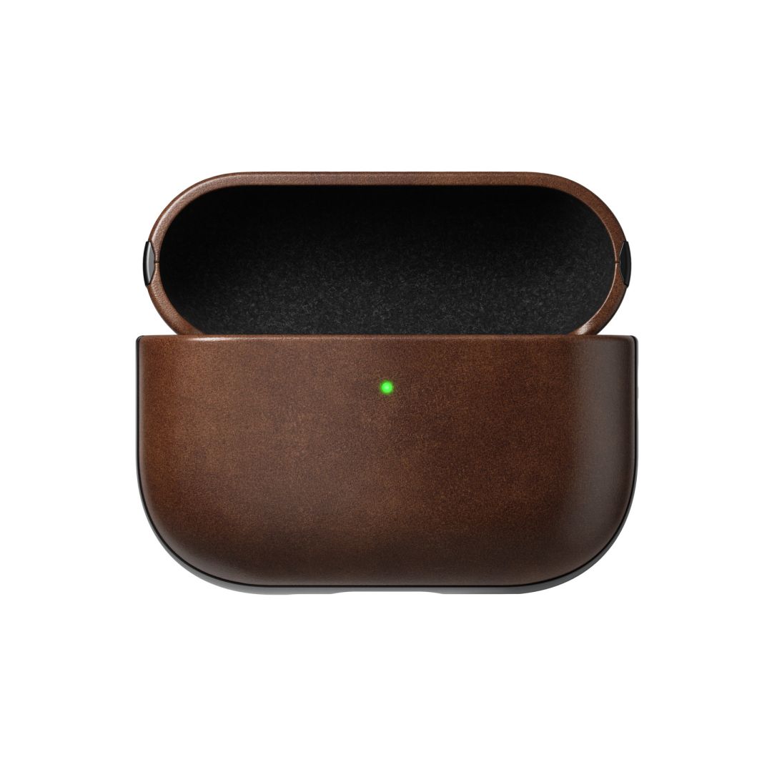 Nomad Modern Leather Case (Horween) for Airpods Pro 3 Rustic Brown