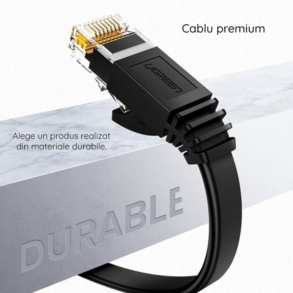 UGREEN  CAT6 U-UTP Patch Cable 1m Black