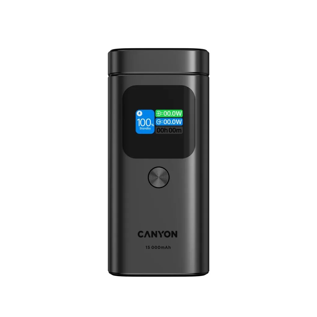 Canyon OnPower 150 15000mAh PowerBank Dark Grey