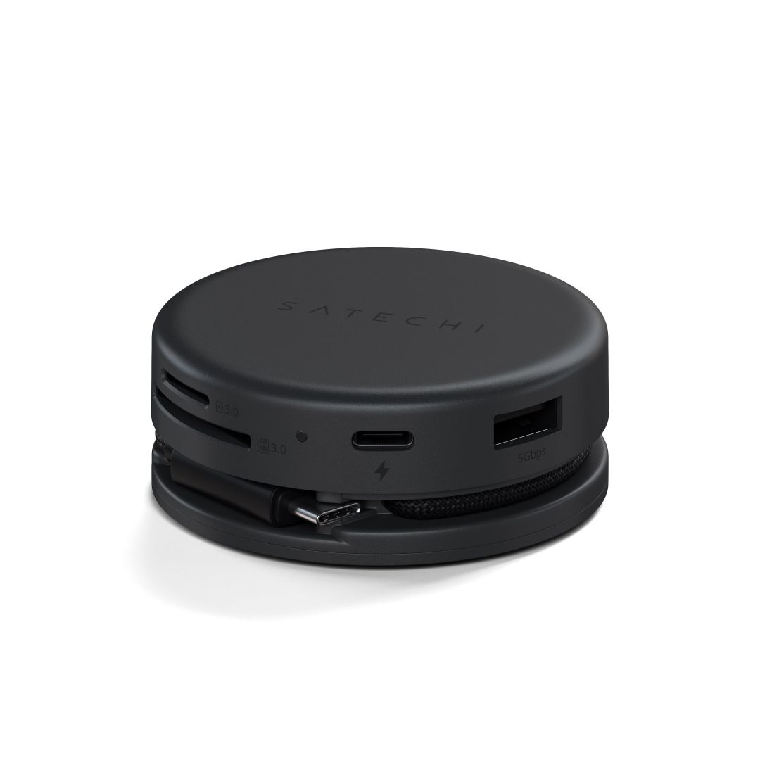 Satechi OntheGo 7-in-1 Multiport Adapter Space Black