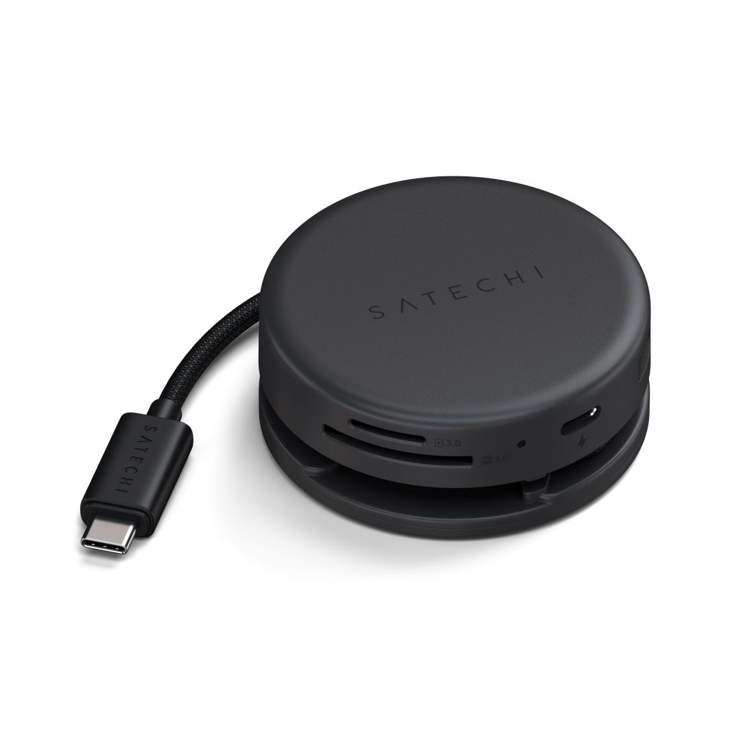 Satechi OntheGo 7-in-1 Multiport Adapter Space Black