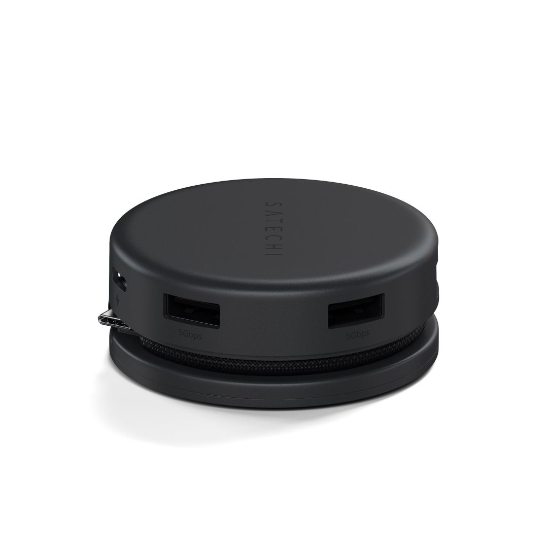 Satechi OntheGo 7-in-1 Multiport Adapter Space Black