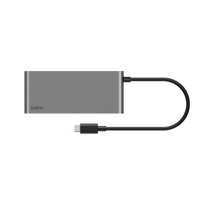 Belkin Connect 7-Port USB-C Hub with Dual USB-C Ports Space Grey