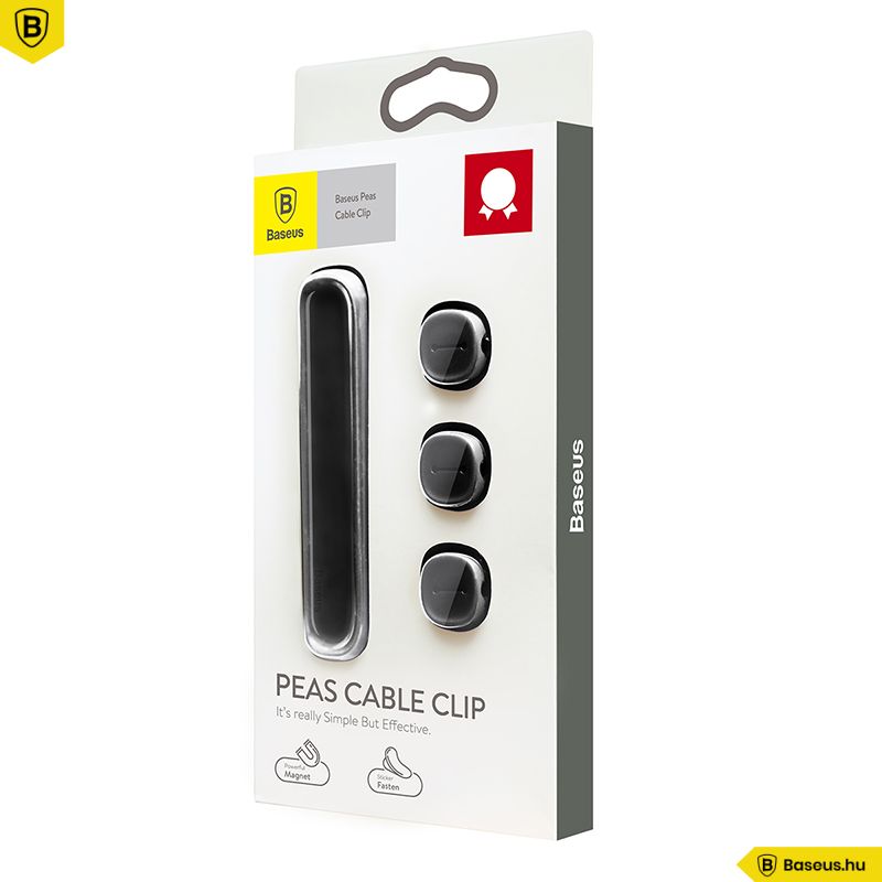 Baseus Clip Peas Cable Management Black