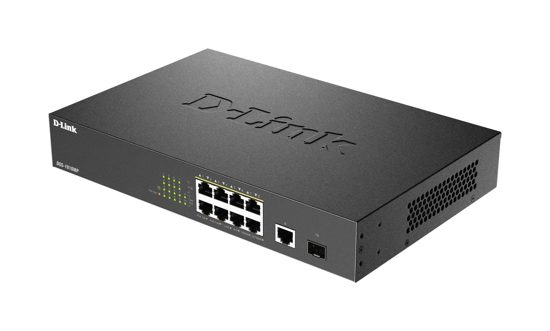 D-Link DGS-1010MP 10-Port Gigabit PoE Switch
