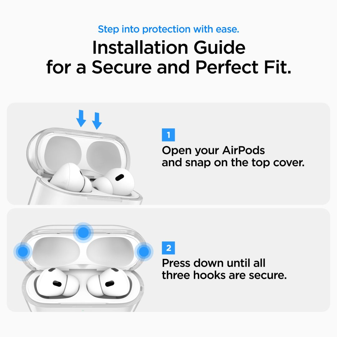 Spigen Liquid Crystal case for AirPods Pro 3 Crystal Clear