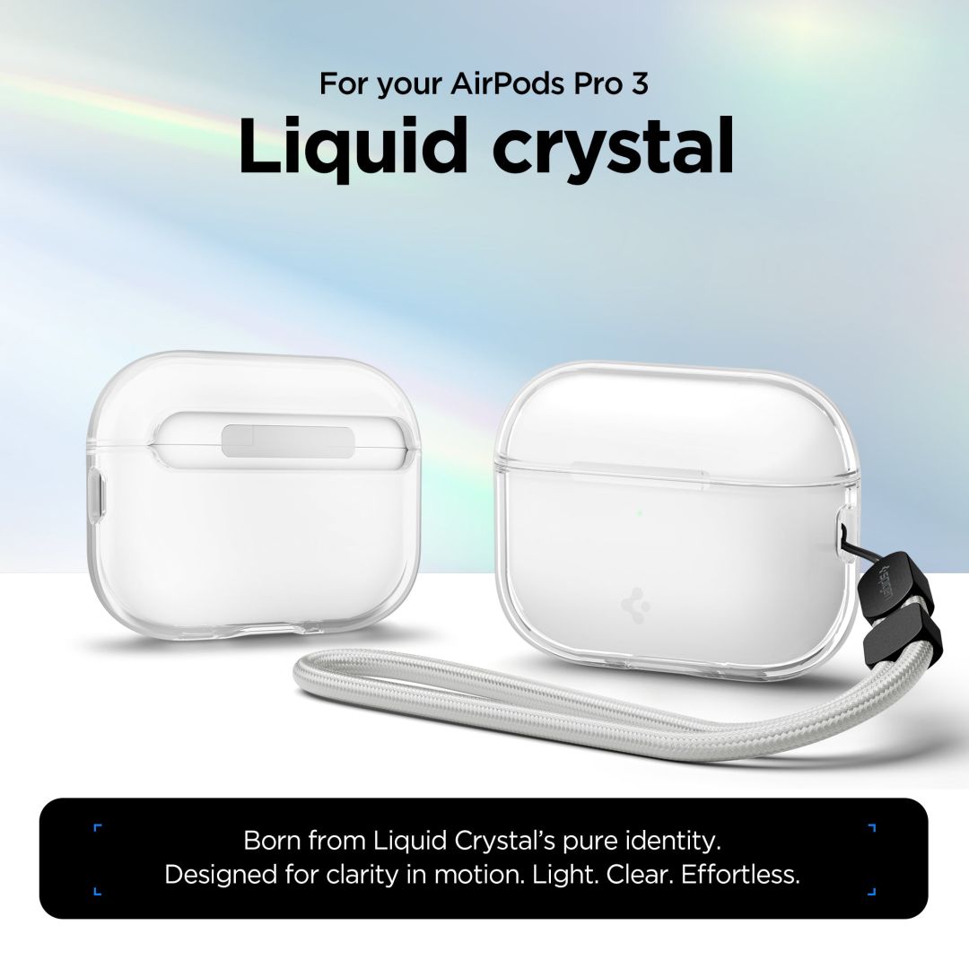 Spigen Liquid Crystal case for AirPods Pro 3 Crystal Clear