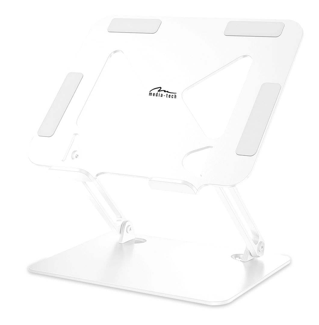 Media-Tech MT2661W Állítható ergonomikus laptopállvány White