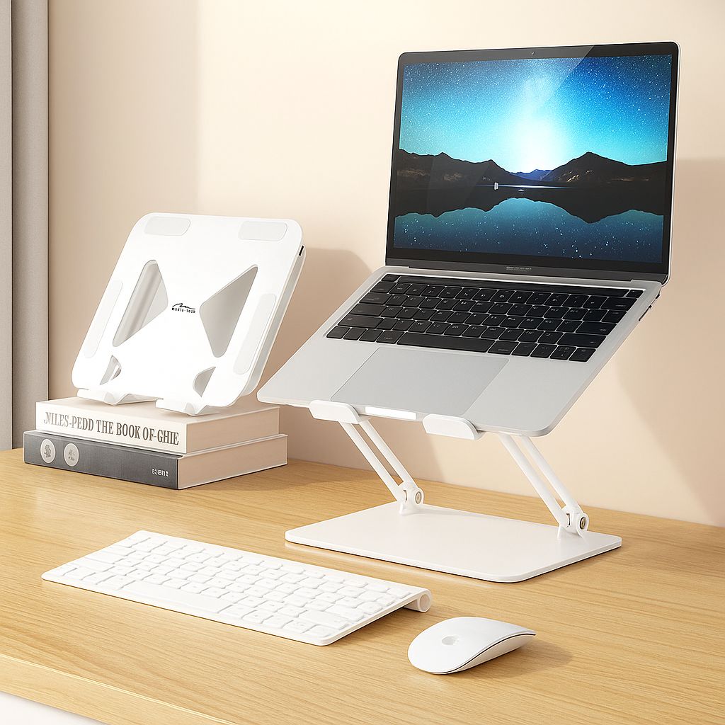 Media-Tech MT2661W Állítható ergonomikus laptopállvány White