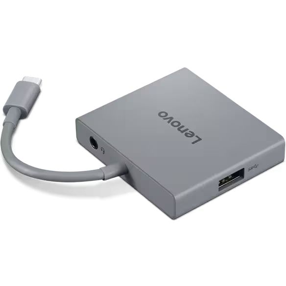 Lenovo USB-C 4 in 1 Travel Hub Gen2 Luna Grey