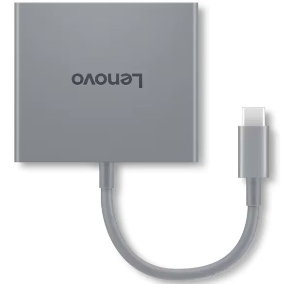 Lenovo USB-C 4 in 1 Travel Hub Gen2 Luna Grey