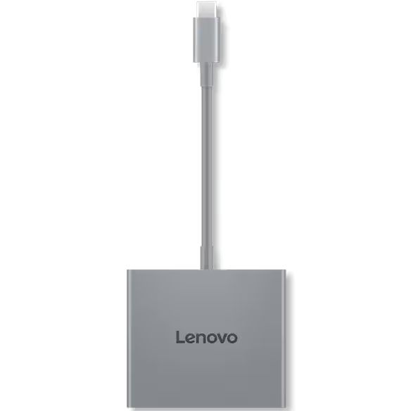 Lenovo USB-C 4 in 1 Travel Hub Gen2 Luna Grey
