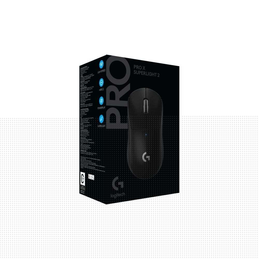 Logitech G Pro X Superlight 2 Wireless Gaming Mouse Black