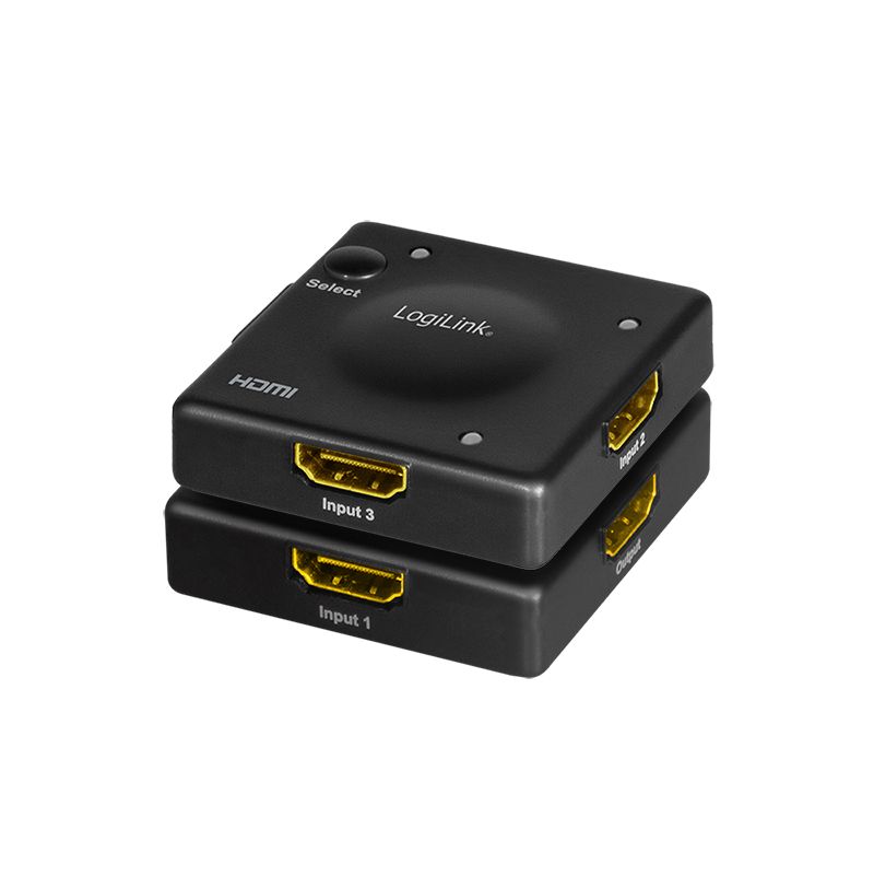 Logilink HD0041 HDMI Switch 3x1-Port 1080p/60Hz Black