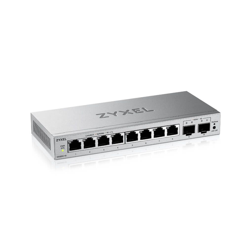 ZyXEL GS1200-10V3 10-Port GbE Web Managed Switch