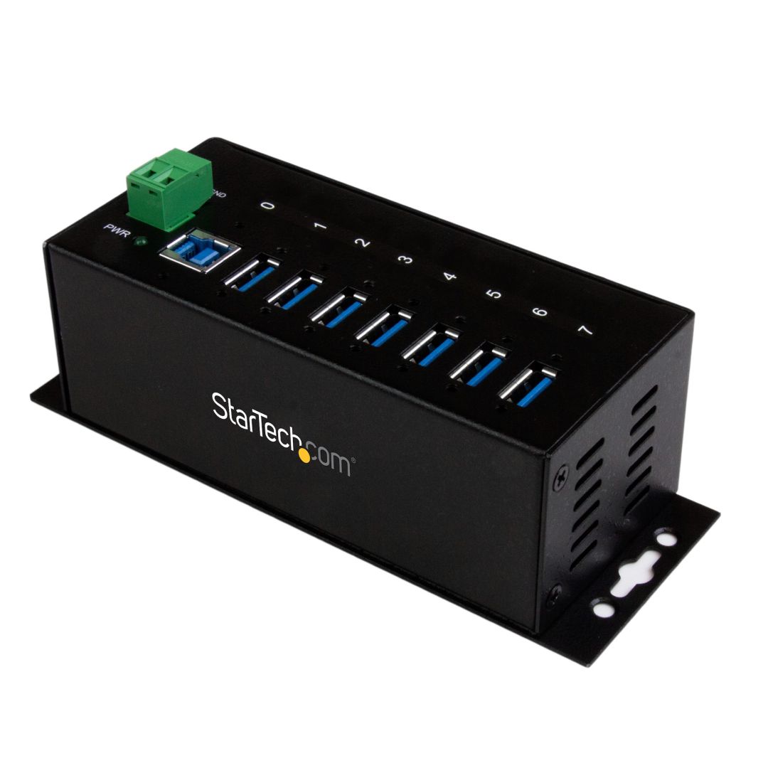 Startech 7-portos USB3.0 HUB Black