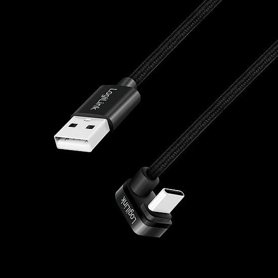 Logilink USB 2.0 Type-C male/male cable 1m Black