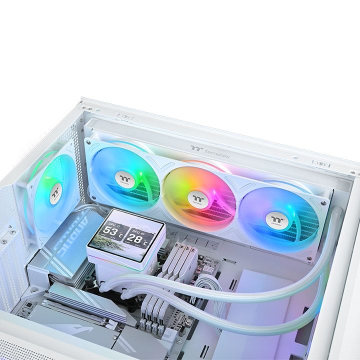 Thermaltake TH360 V3 Ultra ARGB Sync AIO Liquid Cooler Snow Edition