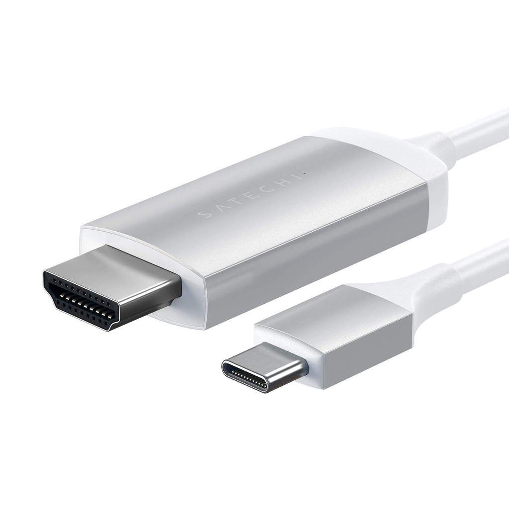 Satechi Aluminium Type-C to HDMI 4K cable 1,8m Silver