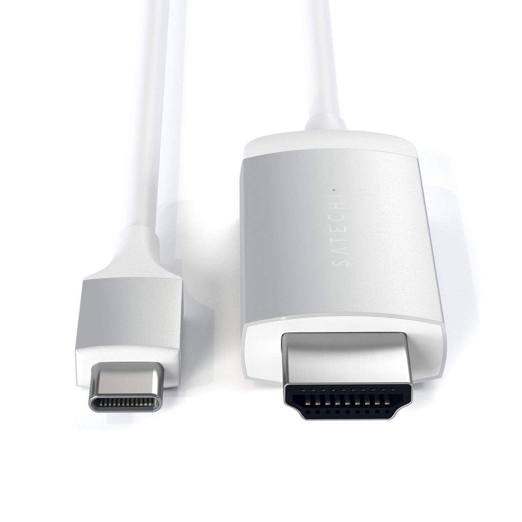 Satechi Aluminium Type-C to HDMI 4K cable 1,8m Silver