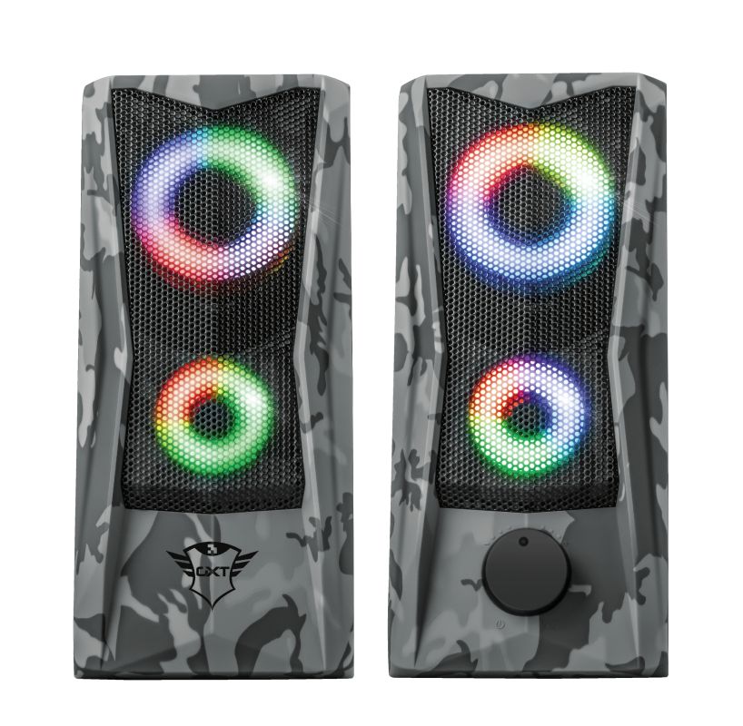 Trust GXT 606 Javv RGB-Illuminated 2.0 Speaker Set Grey