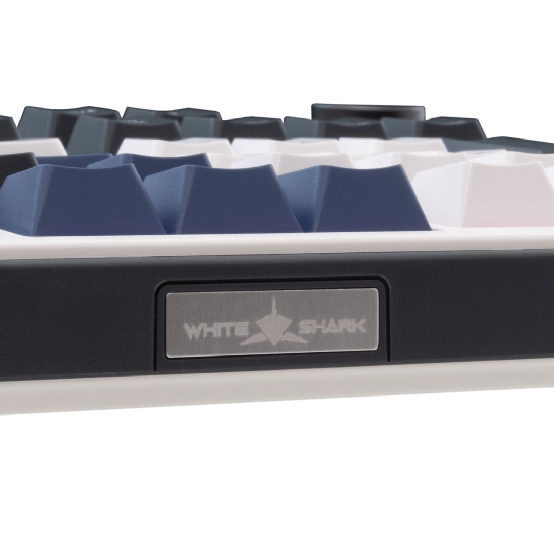 White Shark Excalibur Gaming Wireless Bluetooth Keyboard White US