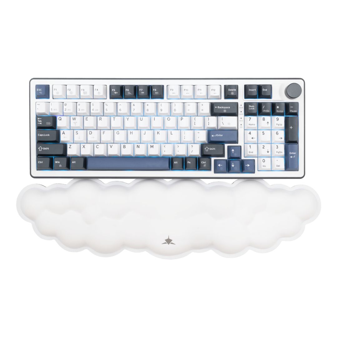 White Shark Cumulus Keyboard wrist rest White
