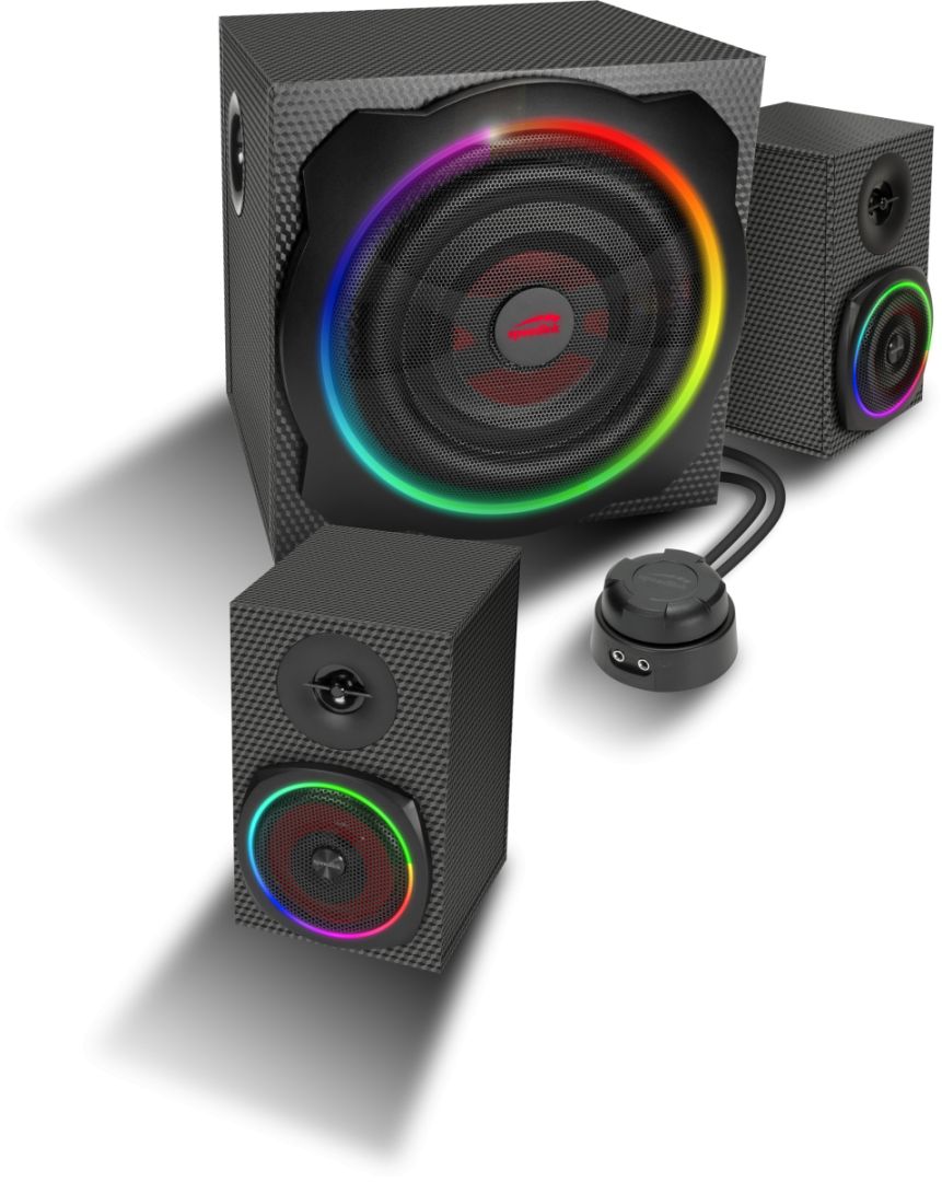 Speedlink Gravity Carbon RGB 2.1 Subwoofer System Black