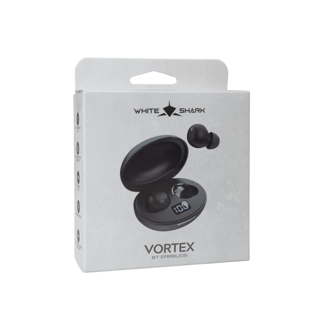 White Shark Vortex Bluetooth Gaming Headset Black