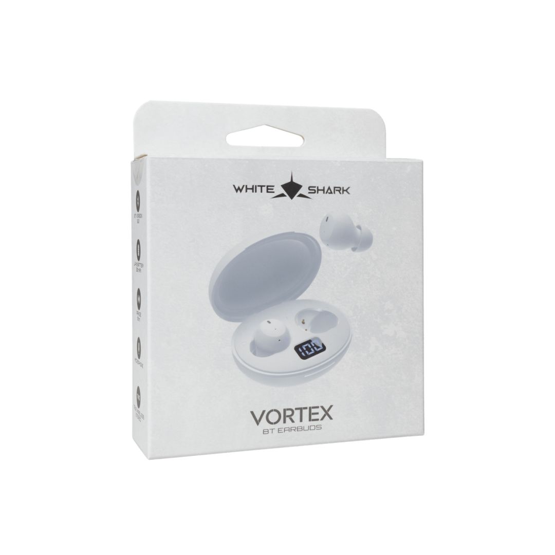 White Shark Vortex Bluetooth Gaming Headset White