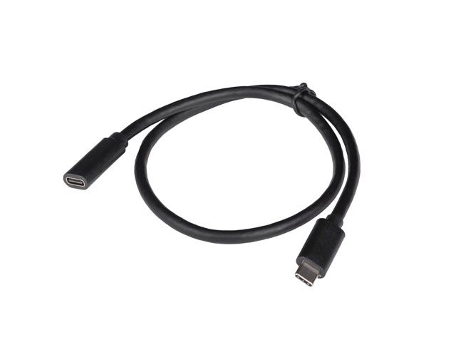 Lanberg USB-C M/F 3.1 cable 0,5m Black