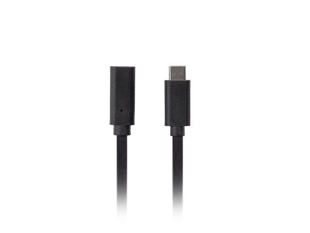 Lanberg USB-C M/F 3.1 cable 0,5m Black