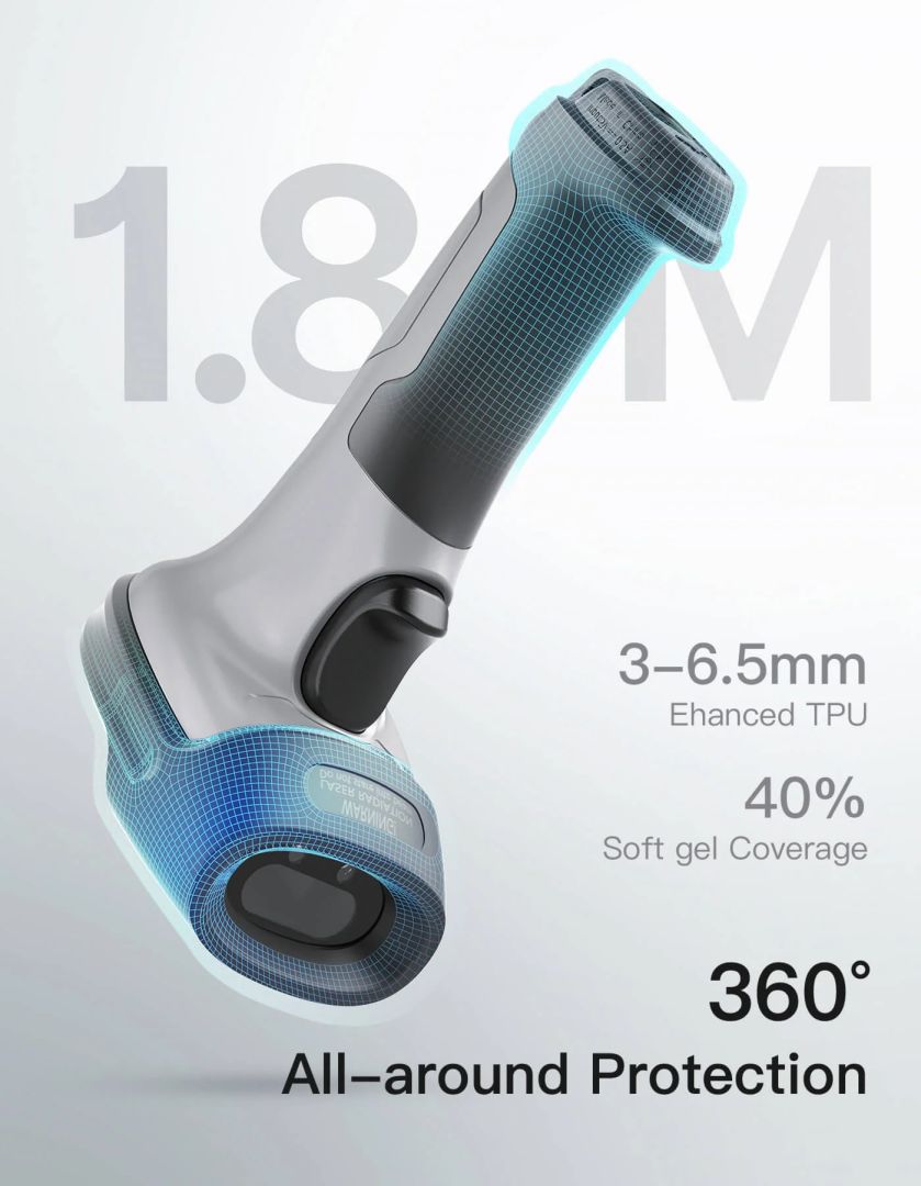 Inateck BCST-72 Vonalkódolvasó Gray