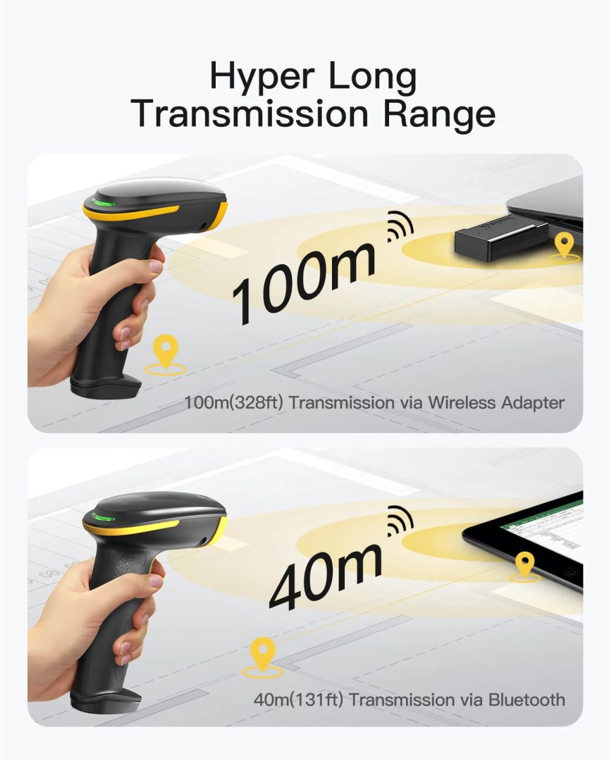 Inateck BCST-36 Vonalkódolvasó Black