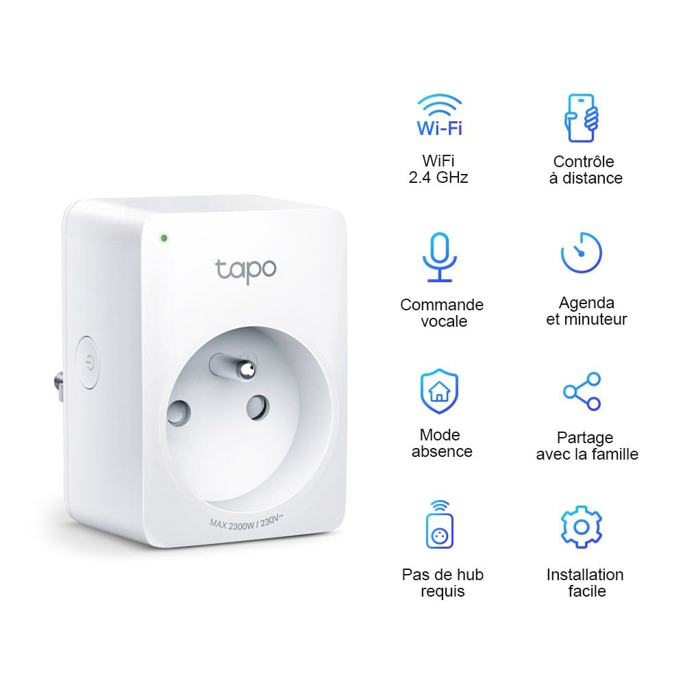 TP-Link Tapo P100 Mini Smart Wi-Fi Socket (1-pack) Francia
