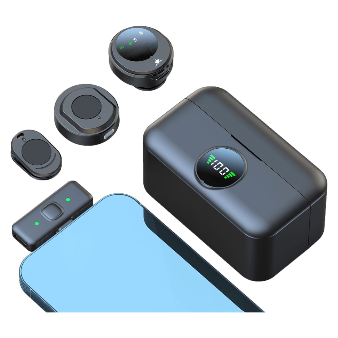 White Shark Tassa Wireless Microphone Black