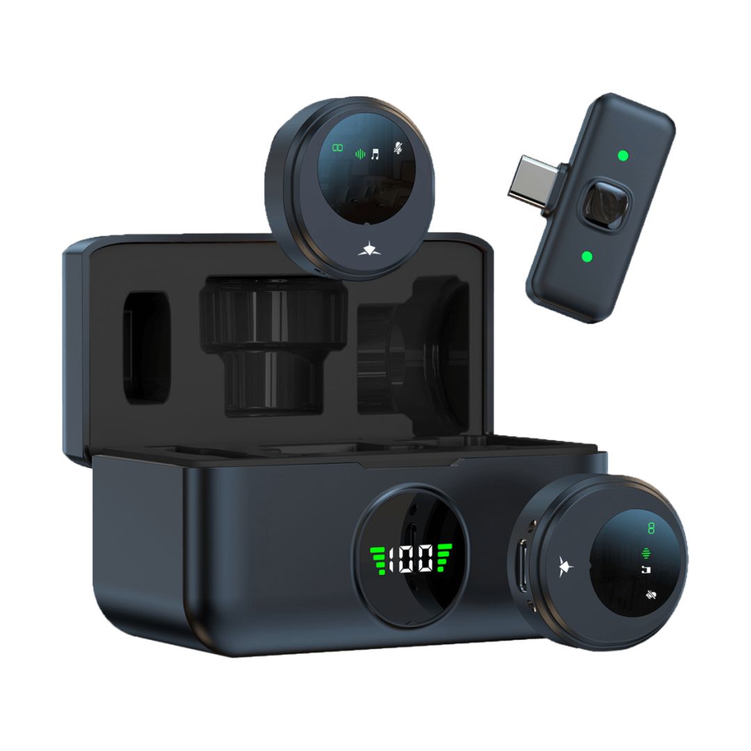 White Shark Tassa Wireless Microphone Black