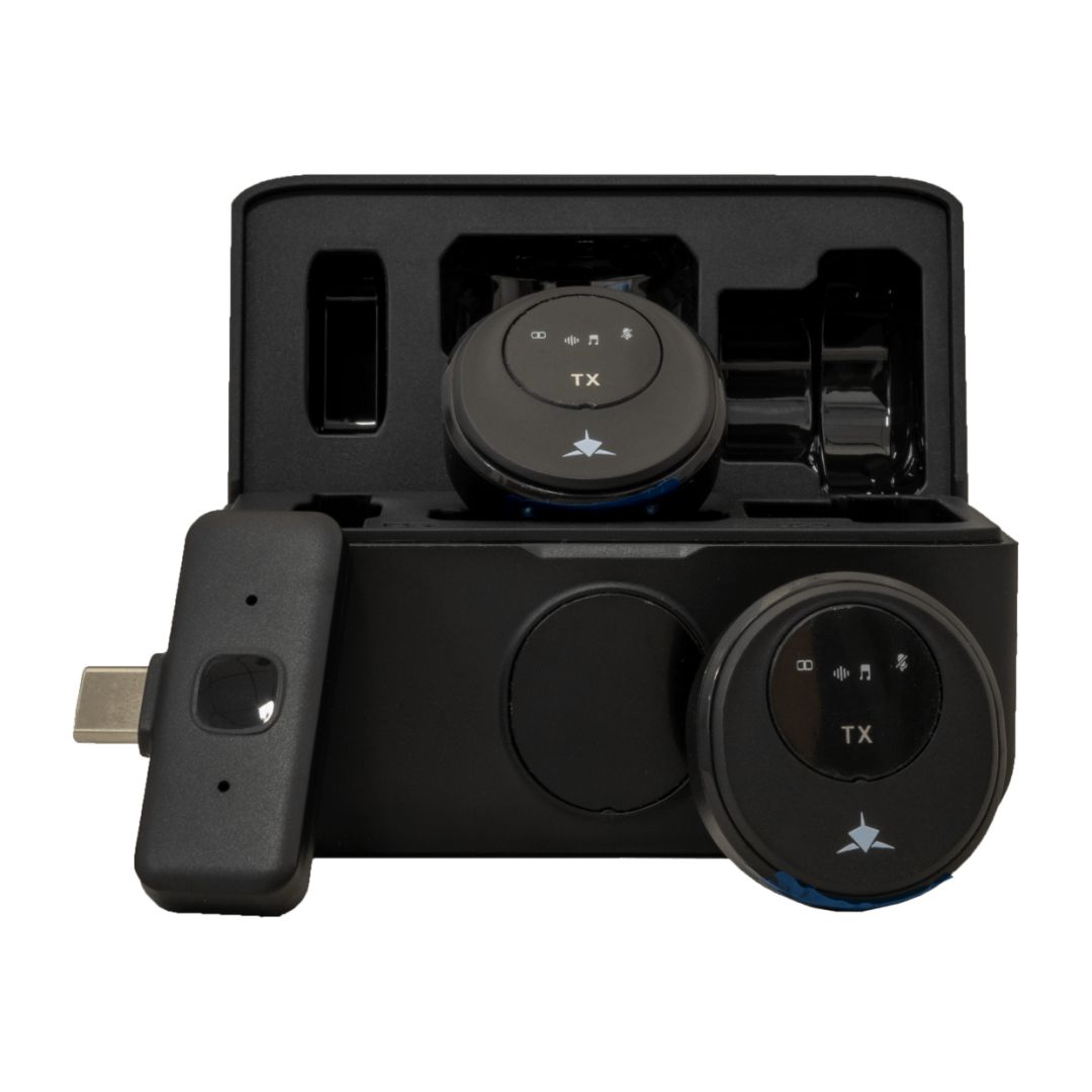 White Shark Tassa Wireless Microphone Black